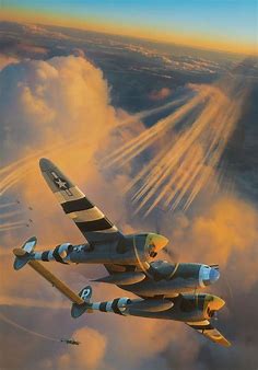 High Escort - Aerojournal Magazine Cover, Piotr Forkasiewicz in 2022 | Vintage aircraft, Aviation art, Wwii aircraft