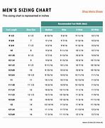 Image result for Feet mWidth Chart