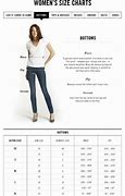 Image result for Levi Women's Jeans Size Chart
