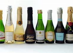 Image result for Mini Gold Champagne Bottles