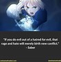 Image result for Fate Stay Night Saber Quotes