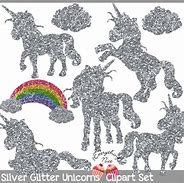 Image result for Glitter Unicorn Silhouette