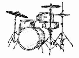 Image result for Drum Set Drawing