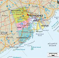 Image result for Map of Rhode Island with Cities