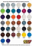 Image result for Metallic Auto Paint Color Chart