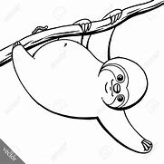 Image result for Sloth Clip Art Black and White
