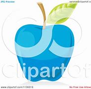 Image result for Blue Apple Clip Art