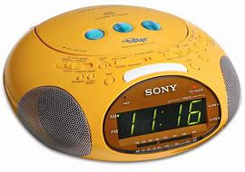 Image result for Sony Alarm Clock Radio with CD Player