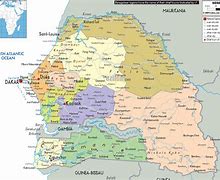 Image result for Senegal West Africa Map