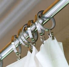 Image result for Curtain Rod Sliding Clips