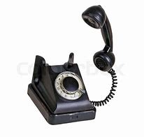 Image result for Old-Fashioned Telephone On White Background