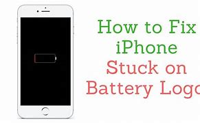 Image result for iPhone Stuck On Battery Logo