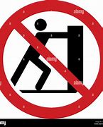 Image result for Do Not Push Backwards Sign