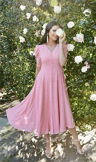 Image result for Pink Summer Dress On Hanger