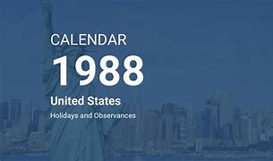 Image result for 1988 Year