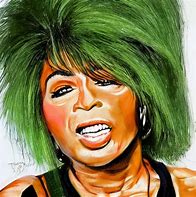 Image result for Tina Turner Cartoon