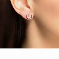 Image result for Rose Gold Stud Earrings