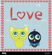 Image result for Animals Falling in Love Drawings