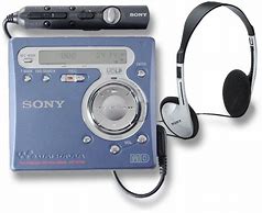 Image result for Gray Blue Sony MiniDisc