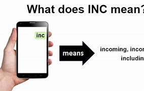 Image result for Inc Meaning