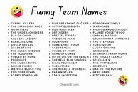 Image result for Best Team Names Funny Adults