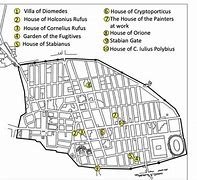Image result for Pompeii Archaeological Park Map