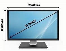 Image result for 24 Inch Monitor Size