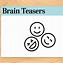 Image result for Brain Teaser Cartoon