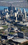 Image result for Downtown Detroit Areial View