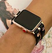 Image result for Rose Gold and Black Apple Watch Band