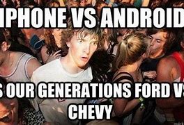 Image result for Android versus iPhone Memes