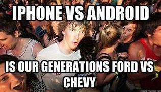 Image result for Android vs Iphpone Memes
