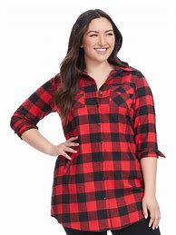 Image result for Red Plaid Tunic