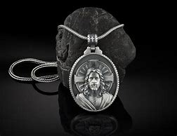 Image result for Icon of Jesus Pendant