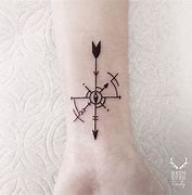 Image result for Compass Arrow Wrist Tattoo