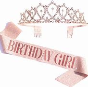 Image result for Girl with Birthday Sache