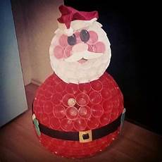 babbo natale con bicchieri di plastica lavoretto con bicchieri di plastica babbo natale babbo natale con bicchieri di plastica lavoretto con bicchieri di plastica babbo natale