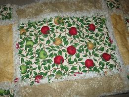 Image result for Fabric Apple Shaped Mark Rag