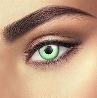 Image result for Halloween Green Contact Lenses