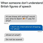Image result for british english meme