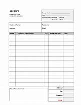 Image result for Customise Cash Invoice Receipt