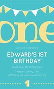 Image result for Baby 1st Birthday Invitations