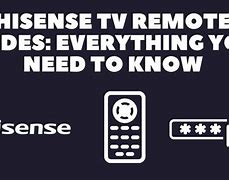 Image result for Hisense TV Remote Codes