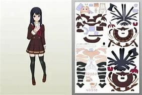 Image result for Female Anime Papercraft