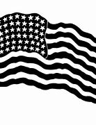 Image result for Black and White American Flag Art