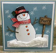 Image result for Christmas Cards with Snowman