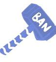 Image result for Discord Ban Hammer Icon