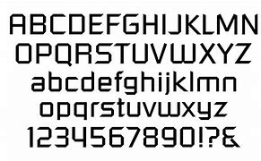 Image result for Square Letter Font