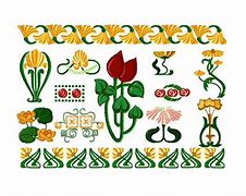 Image result for Art Nouveau Machine Embroidery Designs