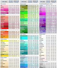 Image result for X11 Colors